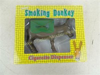 Vintage Smoking Donkey Cigarette Dispenser - New