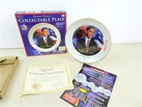 Barack Obama Commemorative Plate with Box