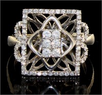 Antique Style 1/2 ct Diamond Ring