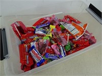 Plastic Tub full of Candy