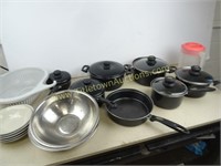 Assorted Pots and Pans and Related