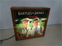 Bartles and Jaymes Bar Light - Working - 13x13
