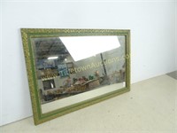 11x17 Framed Vintage Mirror