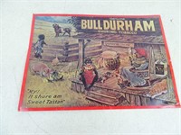 12x14 Reproduction Bull Durham Tobacco Tin Sign
