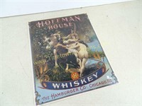 13x17 Reproduction Hoffman House Whiskey Tin Sign