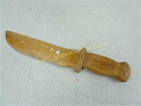 12" Wooden Carved Knife
