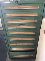 Stanley Vidmar 9 Drawer Cabinet