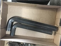1 1/2" and 1 1/4" Allen wrenches