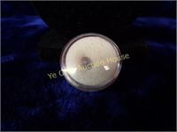 Oval Blue Clear Cabochon