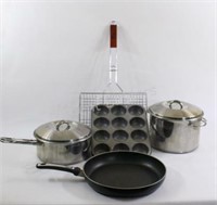Tramontina Brazil Pots, Teflon Frying Pan,Tray