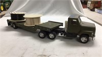 Toy truck with trailer ertl 1/25