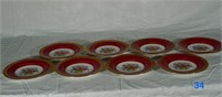 Set of 8 Spode Plates