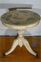 Tripod Hand Painted Round Table
