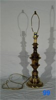 Single Brass Table Lamp