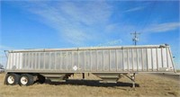 1983 Hobb 40' Hopper Bottom Trailer, Roll Over