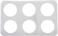 Winco Adaptor Plate with Six Inset Holes