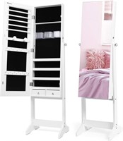 Nicetree Jewelry Cabinet with Full-Length Mirror
