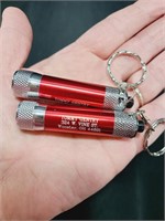 Red Flashlight Keychains