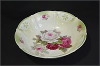 Antique Hand Painted Bavarian Bowl