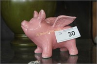 POTTERY FLYING PIG