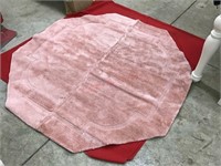CORAL 5 FT X 5 FT AREA RUG