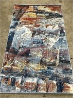 3 FT X 5 FT SAFVIEH THROW RUG IN BLUE AND MULTIPLE