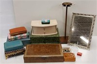 Selection of Jewelry Boxes and Misc.