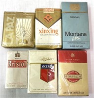Collectible Cigarette Packs(read description)