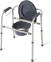 Medline - Steel 3-in-1 Bedside Commode