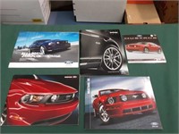 Ford Mustang vehicle brochures from 09 to 11