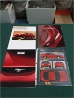 Ford Mustang vehicle brochures from 1993 to 95