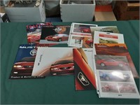 Ford Mustang vehicle brochures from 1996 to 99
