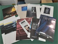 Lincoln vehicle brochures from the 80s and 90s