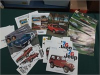 AMC vehicle brochures from the 70s