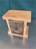 Antique Post Office Coin Bank