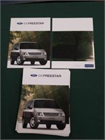 2005 Ford Freestar vehicle brochures