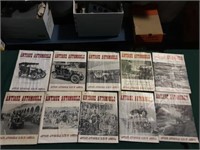 Antique automobile magazines from 1949 to 56