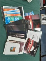 Mercury car brochures from the 90s and 2000's