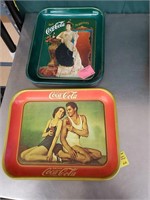 Vintage Coca Cola Trays