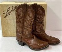 Pair of Lucchese Cowboy Boots