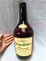Vintage half-gallon brandy bottle (bank)