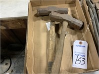 2 Blacksmiths Hammers For Working Metal