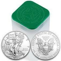 2016 - US Mint Roll American Silver Eagle