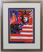 God Bless America II Giclee By Peter Max
