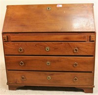 19th CENTURY MAHOGANY FALL FRONT DESK