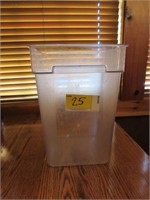 20 Liter plastic storage container
