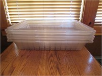 Lot - (4) Carlisle 18" x 26" x 5" containers