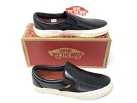 New Vans leather croc slip one size 8.5 for women