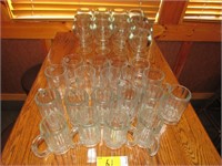 Large lot of misc. bar glassware