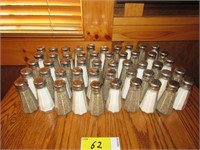 Lot - (50) Salt/Pepper shakers